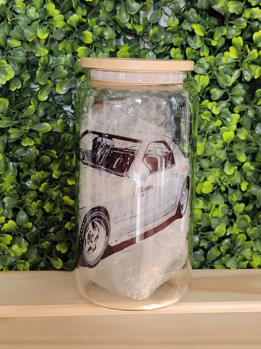 Car Bamboo Glass Can