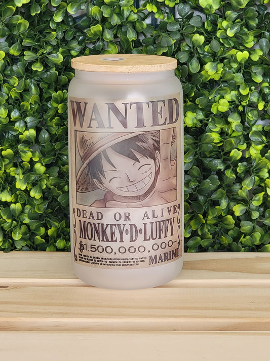 Wanted Bamboo Glass Can